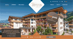 Desktop Screenshot of hotel-zentral.at