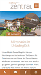 Mobile Screenshot of hotel-zentral.at